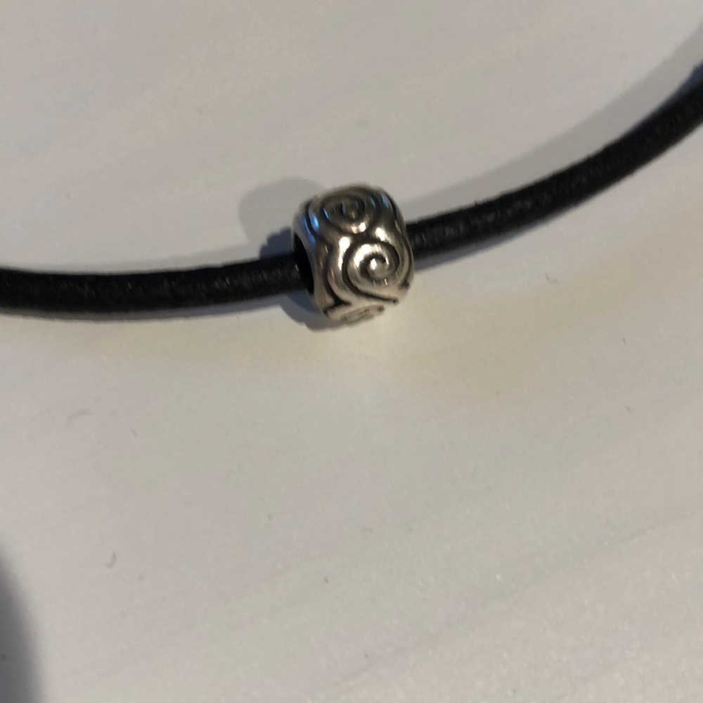 Pandora WAVE Charm Bead Sterling Silver, retired